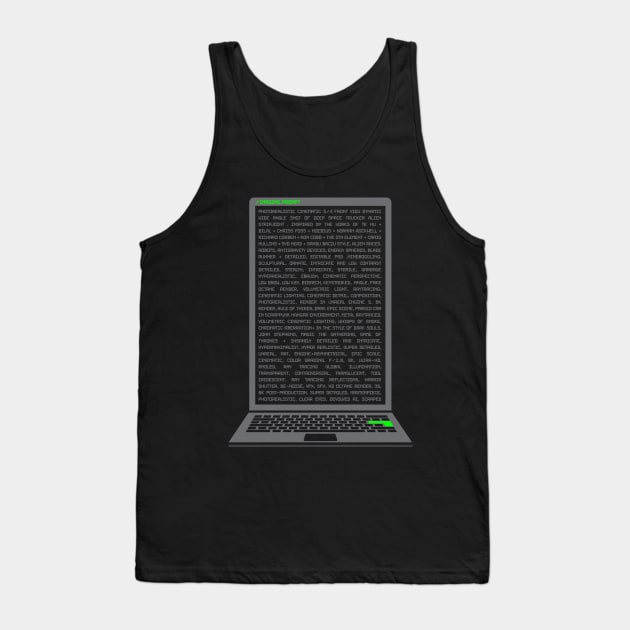 The Monolith AI Prompt Tank Top by dcescott